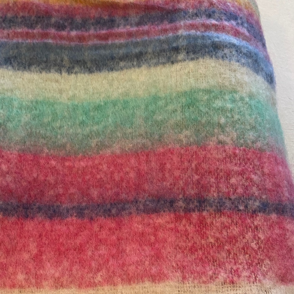 Free People Multicolor Striped Throw Blanket - Picture 6 of 8
